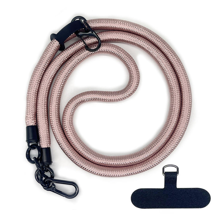 10 mm Climbing Rope Telefon mobil Garnitură Lankard Garnitură reglabilă Crossbody Telefon mobil curea cu Curea de cameră cu curea de cameră anti-pierdere a gâtului