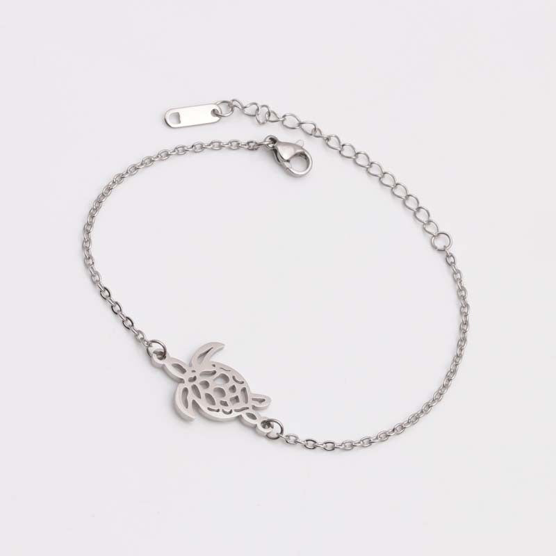 Hawaiian Stainless Steel Turtle Bracelet Jewelry