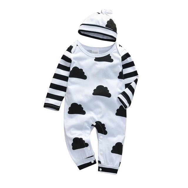 Baby print jumpsuit