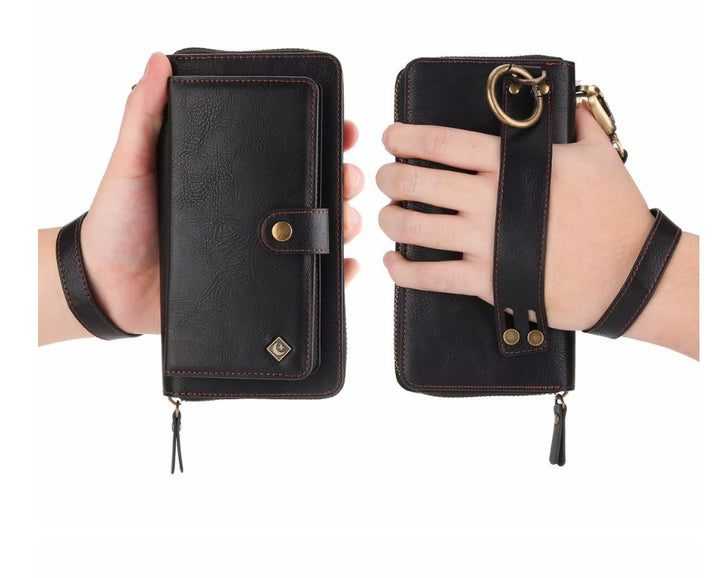 New Multi-function Mobile Phone Case Phone Shell Zipper Wallet Set Car Function Phone Case