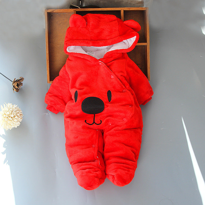 Cute Winter Bear Baby Romper