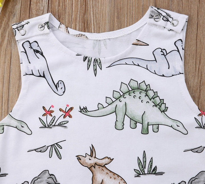 Copil pentru bebeluși Costum pentru bebeluși dinozaur Costum de târâre