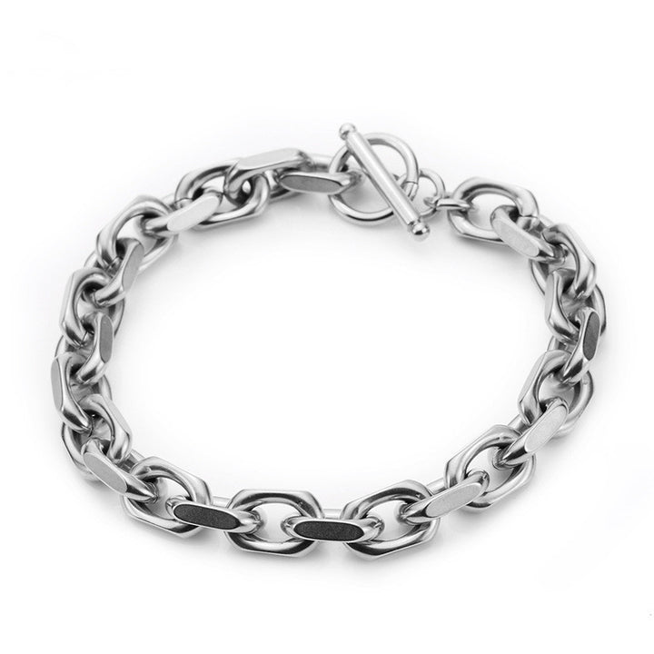 Simple steel bracelet bracelet