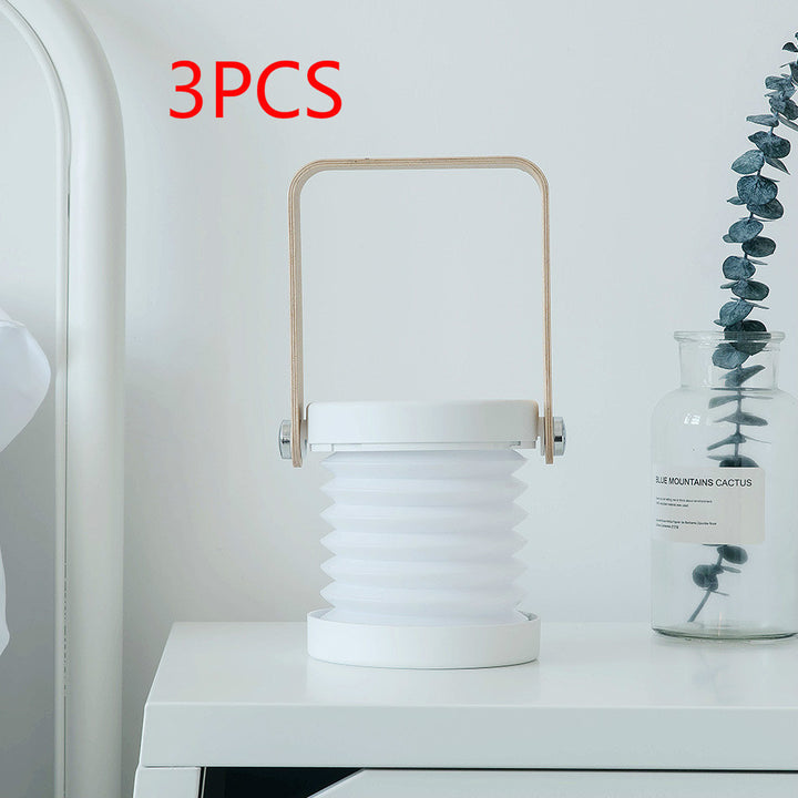 Foldable Touch Dimmable LED LED LUMINĂ LUMINĂ PORTABILĂ LANTERN LANTER LAMNĂ USB Reîncărcat pentru decor pentru casă