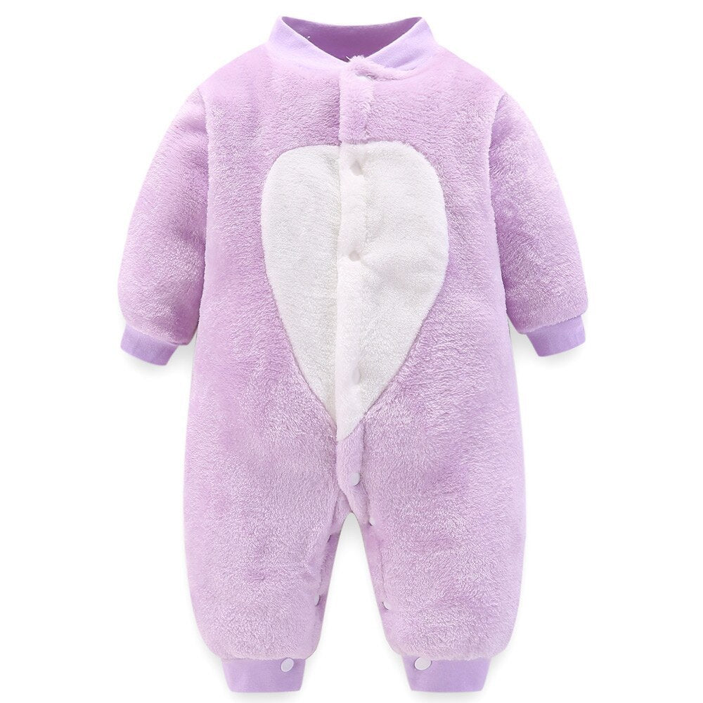 Cute Winter Bear Baby Romper