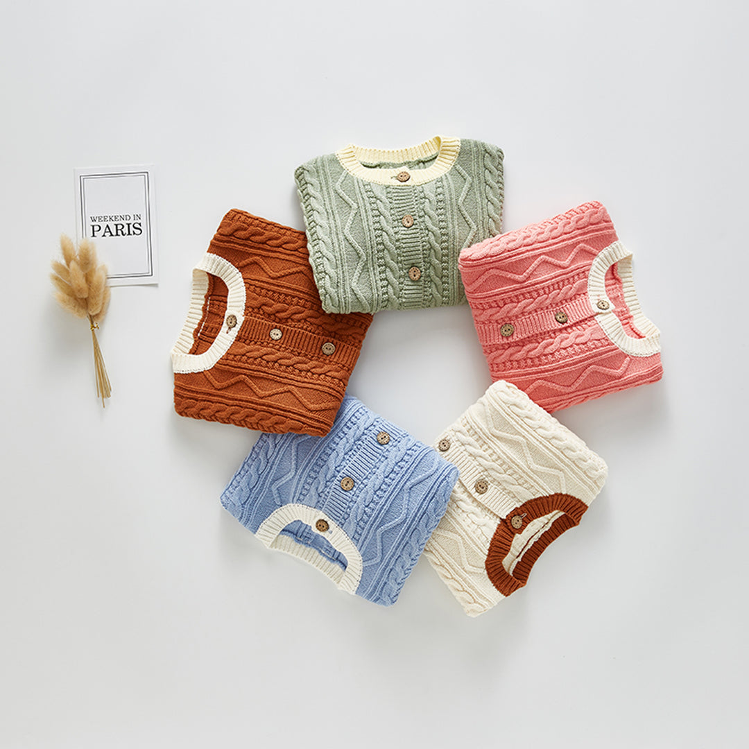 Long sleeve baby sweater