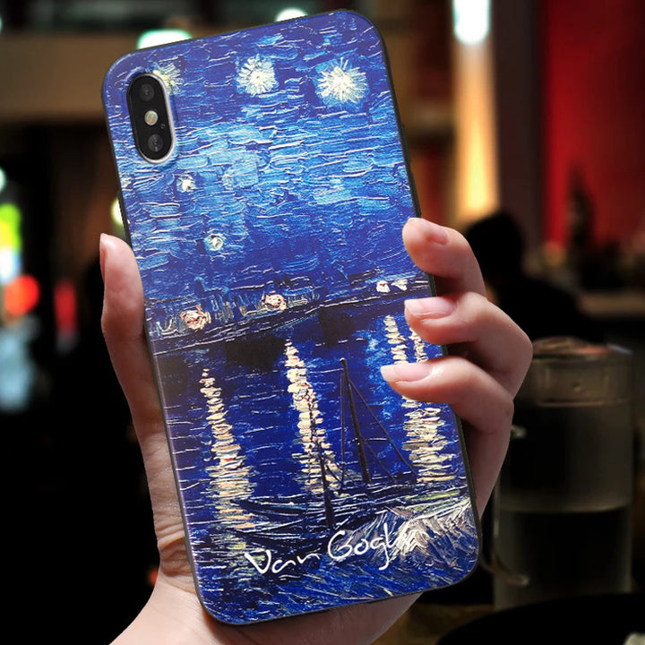 New Phone Case Starry Sky Soft Shell