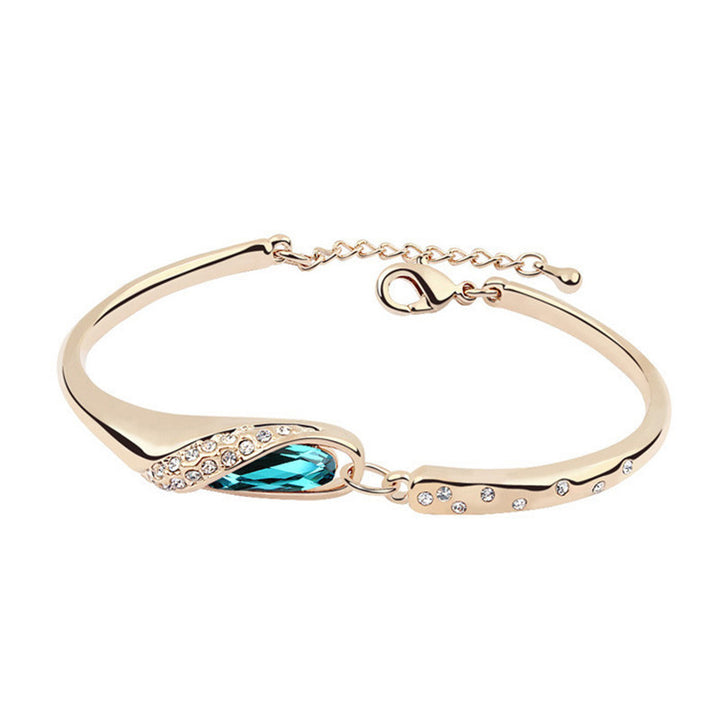 Fashion Jewelry Shijia Glass Shoe Crystal Bracelet