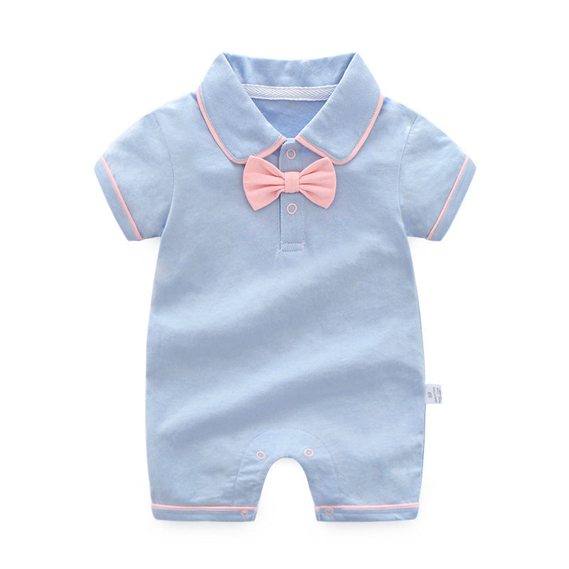 Baby Jumpsuit Thin Clothing Short Sleeve Crawler