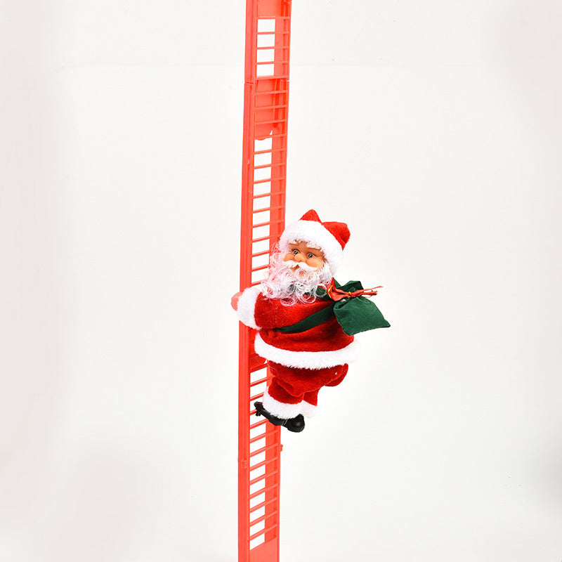 Climbing Ladder Electric Santa Claus Climbing Red Ladder Poll Jucărie