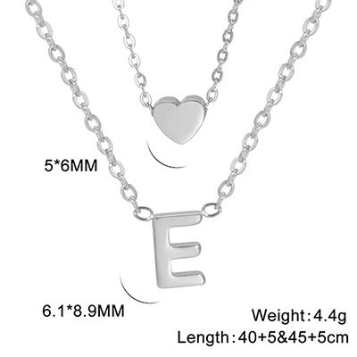 Elegant And Fashionable, Carefully Shaped 26 Letter Necklace