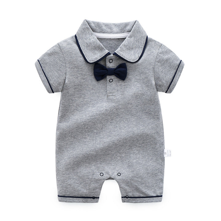 Baby Jumpsuit Thin Clothing Short Sleeve Crawler