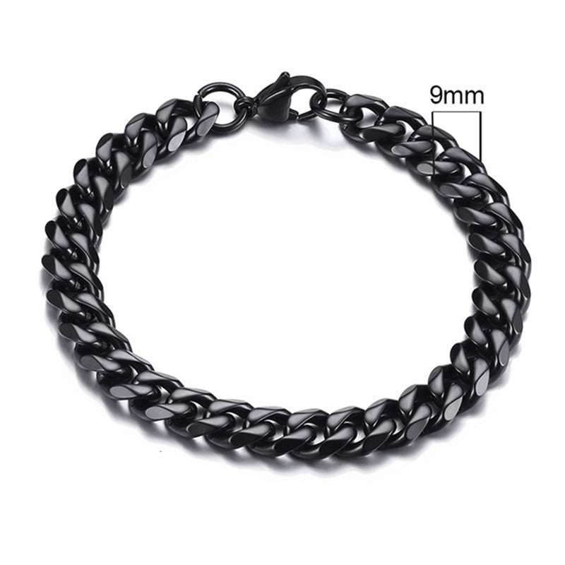 Men's golden Cuban chain