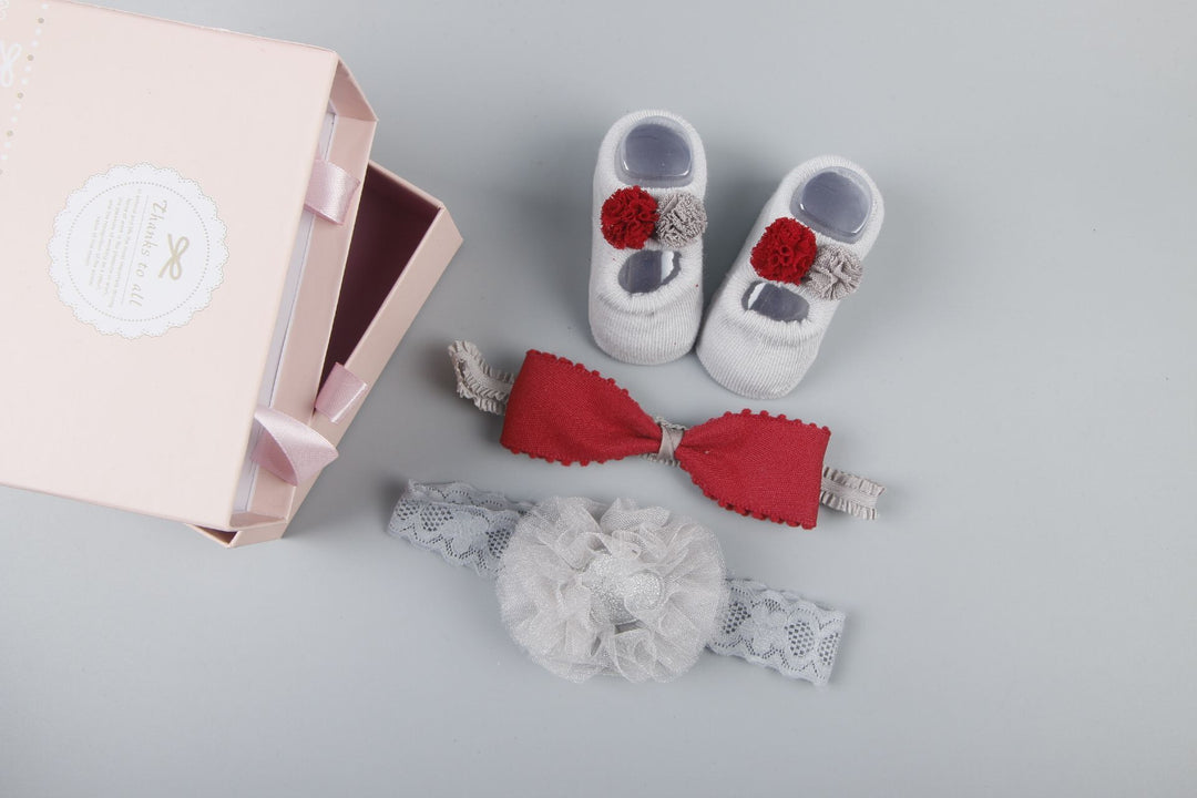 Accesorii pentru păr nou pentru copii Socks and pantofi set set