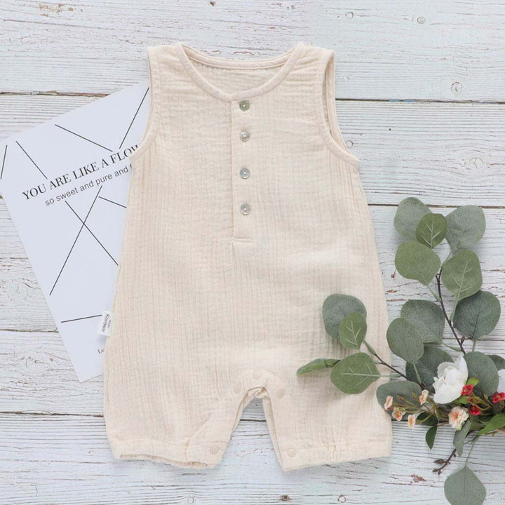 Summer lightweight baby jumpsuit