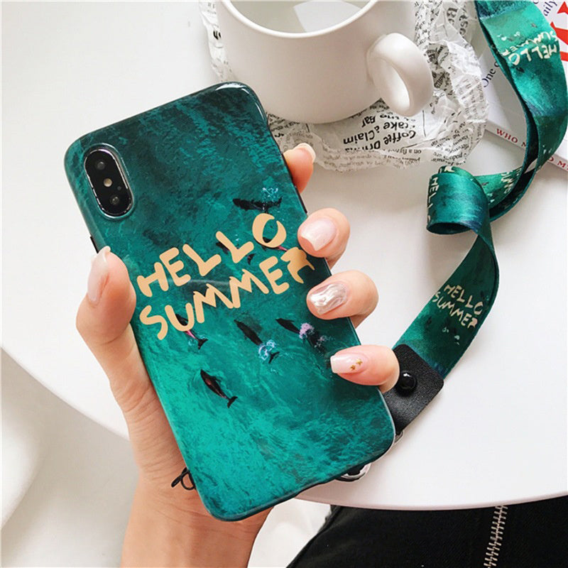 Creative letter phone case