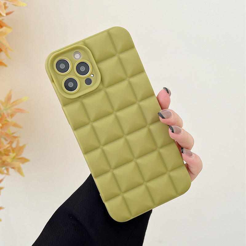 Noua carcasă de waffle simplă modă