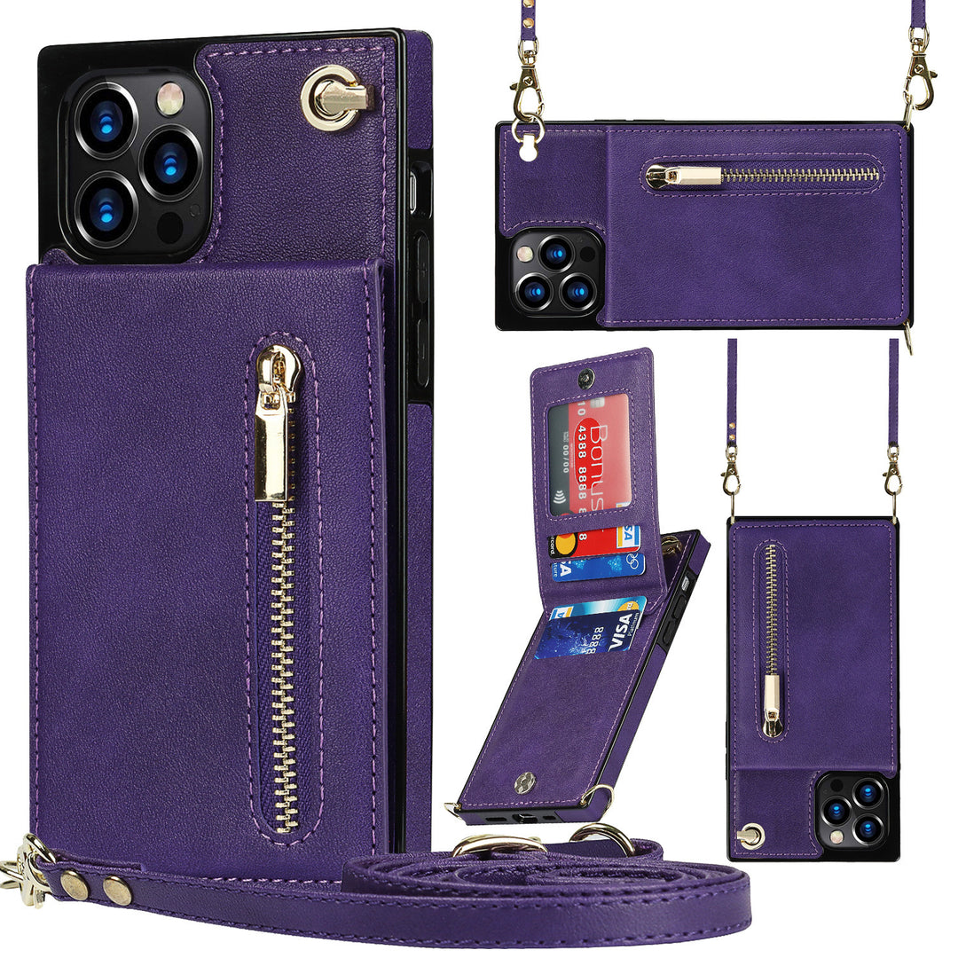 Phone Case Crossbody XR Zipper Mobile Phone Protective Cover