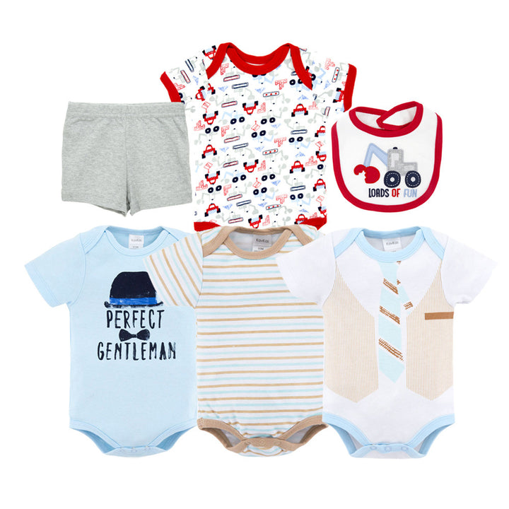 Six sets of newborn clothes