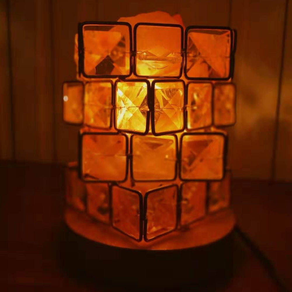 Lampa de sare de cristal din Himalaya