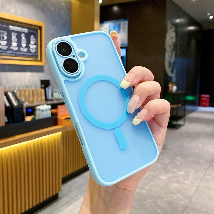 Phone Case Yadun Skin Frosted Magnetic Lens Protector Protective Case