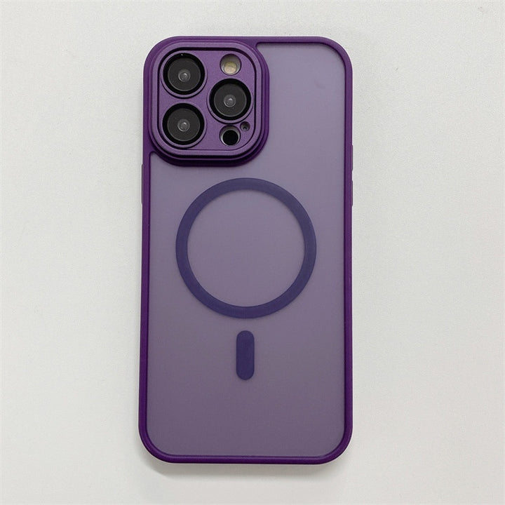 Skin Sensitive Magnetic Suction Fine Hole Frosted Phone Case