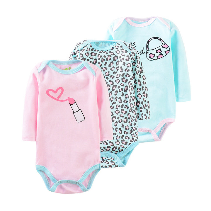 Three-Piece Baby Clothes Romper