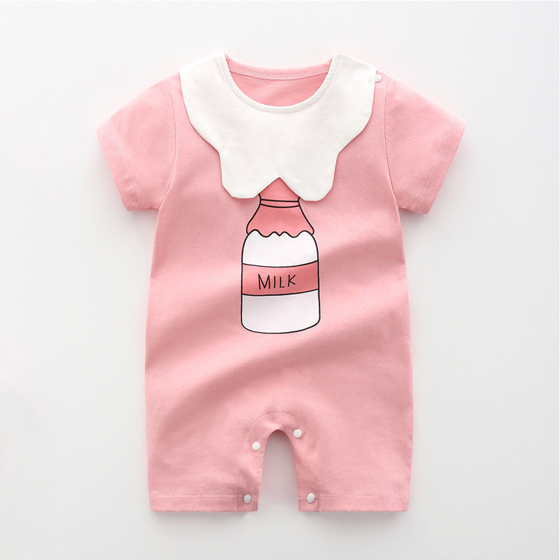 Newborn Baby Clothes Summer Romper Pajamas