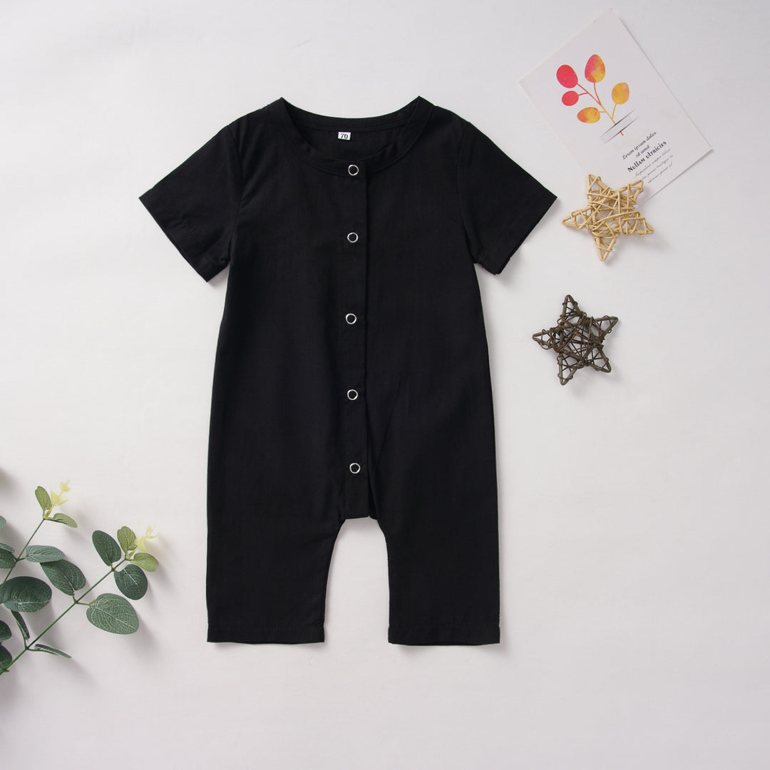 Newborn Cotton Clothes Button Romper One-Piece