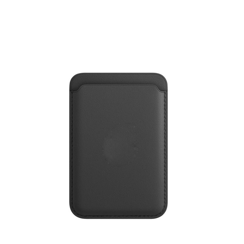 Compatible with Apple, Applicable Mobile Phone Protective Case Back With Magnetic Card Holder MagSafe Card Case Leather