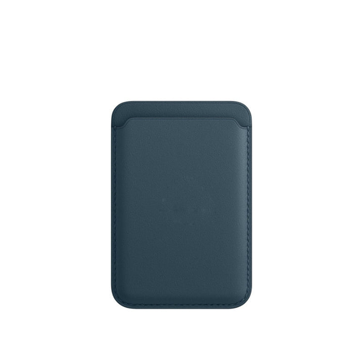 Compatibil cu Apple, carcasă de protecție a telefonului mobil aplicabil înapoi cu suport pentru card magnetic din piele card magsafe