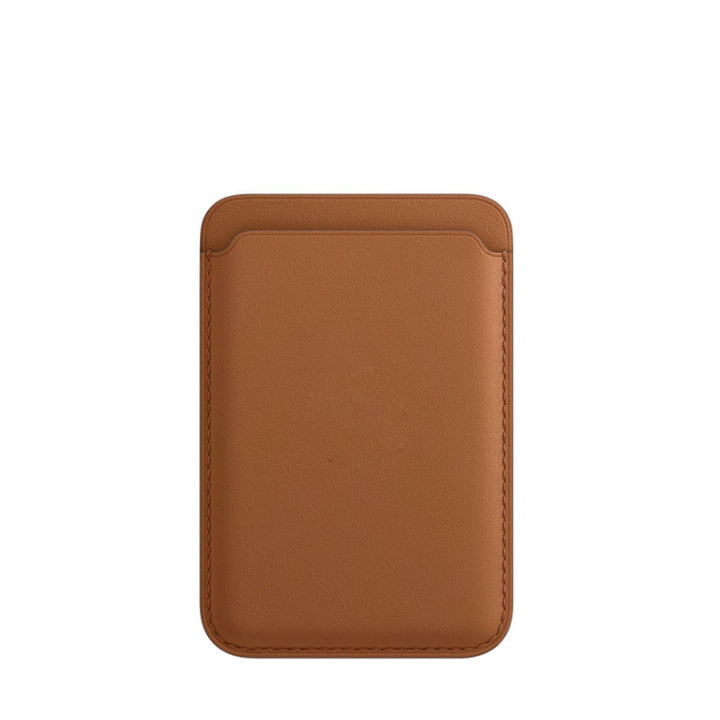 Compatible with Apple, Applicable Mobile Phone Protective Case Back With Magnetic Card Holder MagSafe Card Case Leather