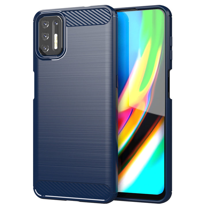 Potrivit pentru Telefon mobil Moto G9plus, e7plus silicon telefon mobil carcasă g9play periat anti-cădere all-inclusive shell soft