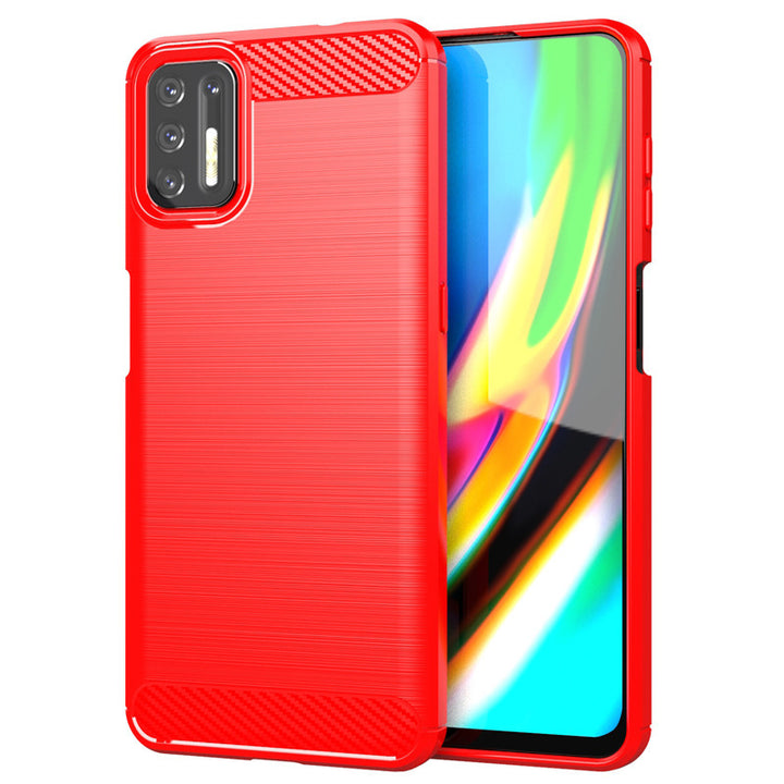 Potrivit pentru Telefon mobil Moto G9plus, e7plus silicon telefon mobil carcasă g9play periat anti-cădere all-inclusive shell soft