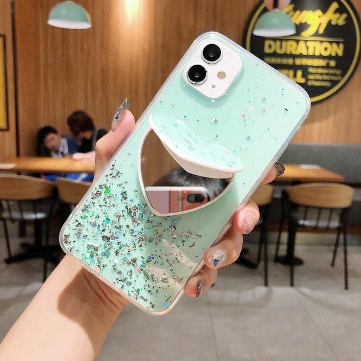 Transparent Glitter s10 Bracket Protective Cover