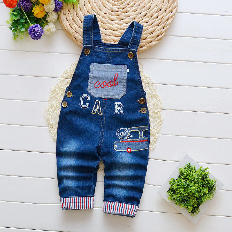 Children's Pants, Baby Children's Overalls, Jeans, Children's Clothing, Children's Pants, Boys And Girls' Cotton Trousers Cover