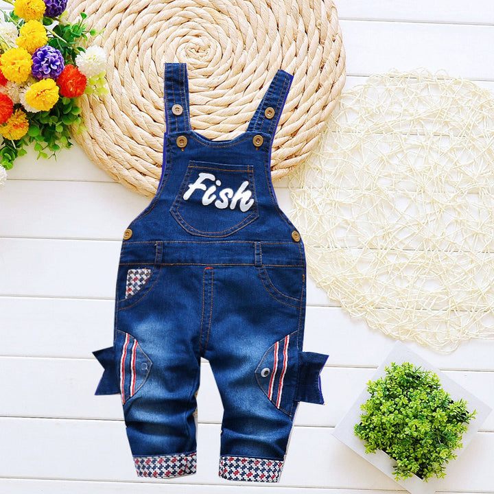 Children's Pants, Baby Children's Overalls, Jeans, Children's Clothing, Children's Pants, Boys And Girls' Cotton Trousers Cover