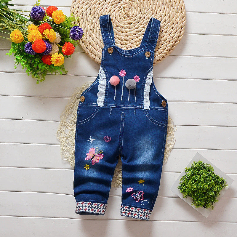 Children's Pants, Baby Children's Overalls, Jeans, Children's Clothing, Children's Pants, Boys And Girls' Cotton Trousers Cover