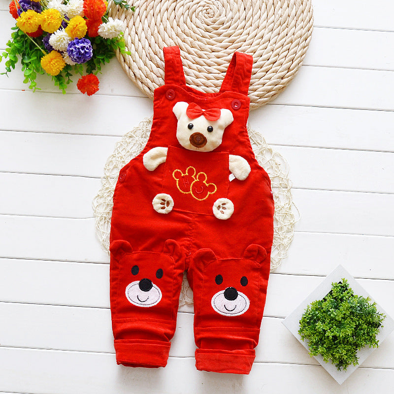 Children's Pants, Baby Children's Overalls, Jeans, Children's Clothing, Children's Pants, Boys And Girls' Cotton Trousers Cover