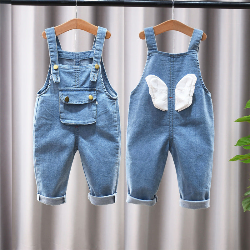 Children's Pants, Baby Children's Overalls, Jeans, Children's Clothing, Children's Pants, Boys And Girls' Cotton Trousers Cover