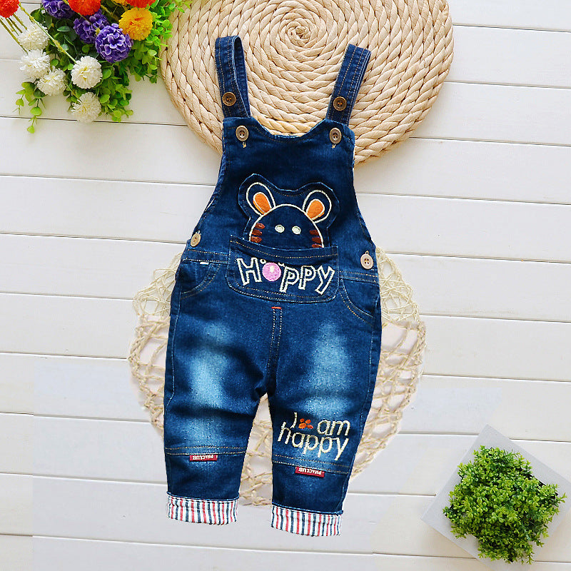 Children's Pants, Baby Children's Overalls, Jeans, Children's Clothing, Children's Pants, Boys And Girls' Cotton Trousers Cover