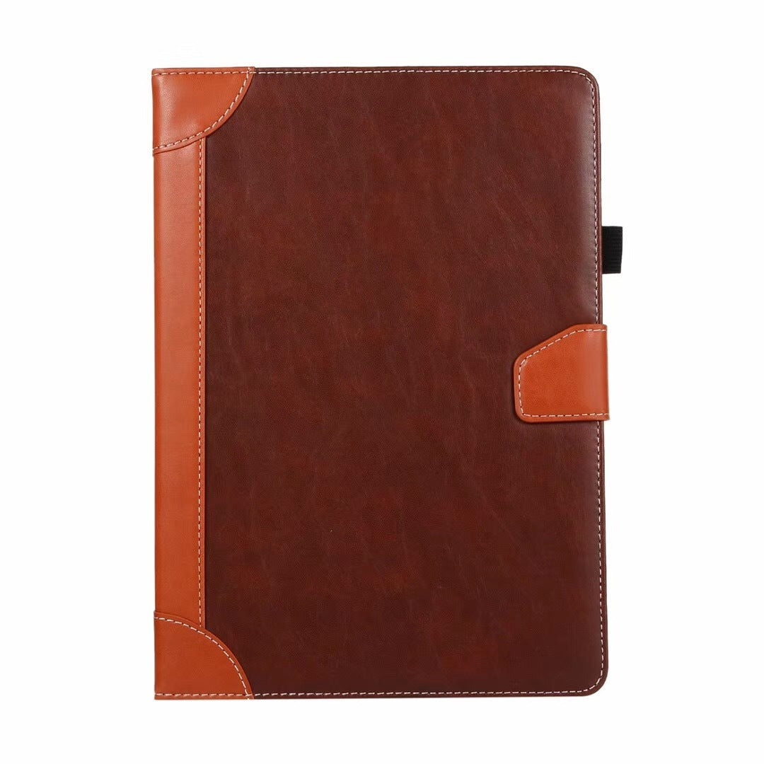 Compatible with Apple, 2019Ipad10.2 Pen Cover Protective Cover Ipad9.7 Business Mini5 Book Tablet Leather Case Cool