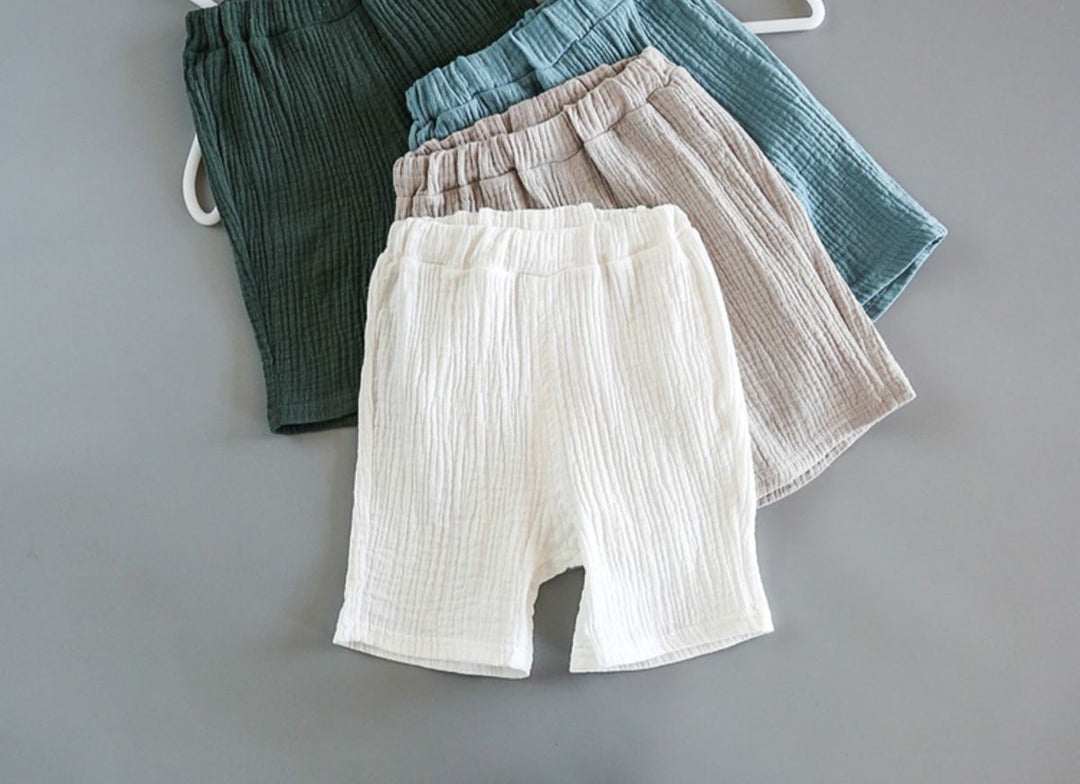 Baby Summer Cotton Soft  Set  Children Short Sleeve   Shorts Two-Piece Set kids clothes Cotton and linen  kids clothes boys