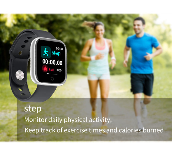 Compatible with Apple , Smart Bracelet Sports Pedometer Blood Pressure Heart Rate Sleep Detection Bluetooth Watch