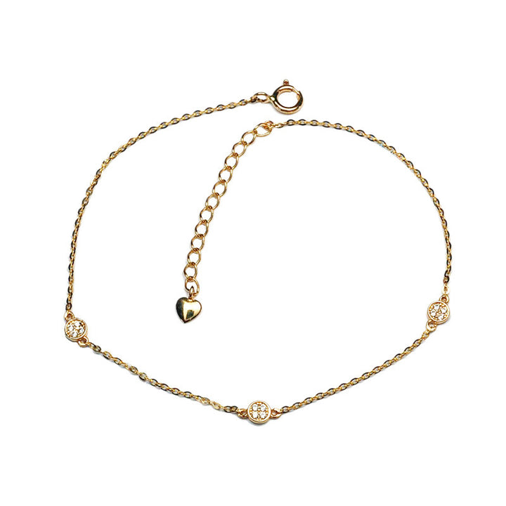 S925 silver plated 14K Gold Bracelet