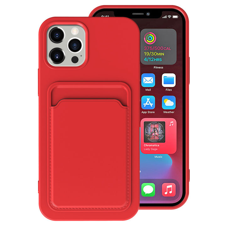 Compatibil cu Apple, Transversală adecvată pentru card integrată de card înghețat iPhone12 card telefon mobil shell xr 11tpu card soft shell-spot e-commerce