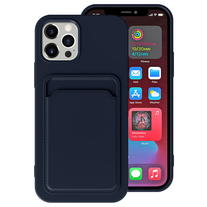 Compatibil cu Apple, Transversală adecvată pentru card integrată de card înghețat iPhone12 card telefon mobil shell xr 11tpu card soft shell-spot e-commerce