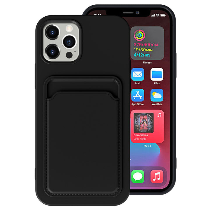 Compatibil cu Apple, Transversală adecvată pentru card integrată de card înghețat iPhone12 card telefon mobil shell xr 11tpu card soft shell-spot e-commerce