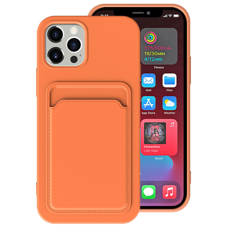 Compatibil cu Apple, Transversală adecvată pentru card integrată de card înghețat iPhone12 card telefon mobil shell xr 11tpu card soft shell-spot e-commerce