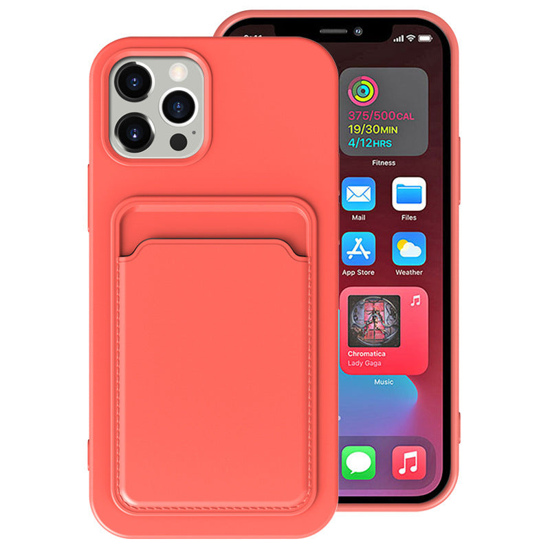 Compatibil cu Apple, Transversală adecvată pentru card integrată de card înghețat iPhone12 card telefon mobil shell xr 11tpu card soft shell-spot e-commerce